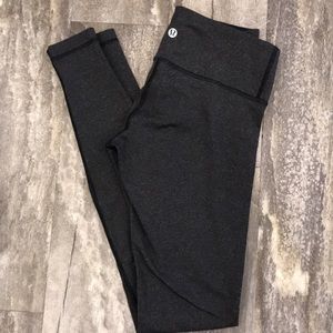 Lululemon Wunder Under Leggings MicroStripe Black